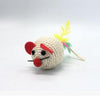 Handmade Wooden Cat Wand Toy – Interactive Teaser with Mouse & Scratch Board - Pawsome Gadgets – Smart Accessories for Pets