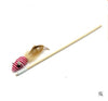Handmade Wooden Cat Wand Toy – Interactive Teaser with Mouse & Scratch Board - Pawsome Gadgets – Smart Accessories for Pets