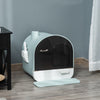 Cat Litter Box With Lid, Indoor Cat With Tray, Spoon, Strainer - Pawsome Gadgets – Smart Accessories for Pets