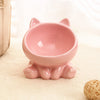 Ceramic Cat Bowl Cat Bowl Cat Food Bowl Neck Guard Oblique Mouth Dog Bowl Pet Bowl - Pawsome Gadgets – Smart Accessories for Pets