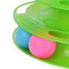 Pet Cat Crazy Ball Disk Interactive Toy | Trilaminar Amusement Plate - Pawsome Gadgets – Smart Accessories for Pets