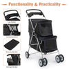 4-wheeled Double-decker Pet Strollers For Cat and Dog - Pawsome Gadgets – Smart Accessories for Pets