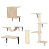 5-Pieces Wall-Mounted Shelves Cat Climber Set - Pawsome Gadgets – Smart Accessories for Pets