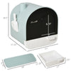 Cat Litter Box With Lid, Indoor Cat With Tray, Spoon, Strainer - Pawsome Gadgets – Smart Accessories for Pets