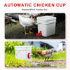 Automatic Chicken Water Cups & Feeder Set – 6 Feeders & 6 Waterers - Pawsome Gadgets – Smart Accessories for Pets