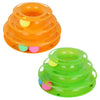 Pet Cat Crazy Ball Disk Interactive Toy | Trilaminar Amusement Plate - Pawsome Gadgets – Smart Accessories for Pets