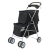 4-wheeled Double-decker Pet Strollers For Cat and Dog - Pawsome Gadgets – Smart Accessories for Pets