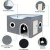 Super Wide Cat House Designed for Multi-Cat Households & Large Breeds - Pawsome Gadgets – Smart Accessories for Pets