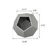 25.98 Inch Modern Pet Furniture, Including Cat Rack Side Table, Sofa Side Table, Flower Pot MDF Multifunctional Furniture, Cement Gray, Prohibited Platform Temu - Pawsome Gadgets – Smart Accessories for Pets