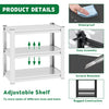 20-30 Gallon Fish Tank Stand - Metal Aquarium Stand, 34 W X 18 D X 31H Adjustable Heavy Duty Reptile Tank Stand, Adjustable 3-Tier Fish Tank Rack Shelf For Home Office, Tank Not Included - Pawsome Gadgets – Smart Accessories for Pets