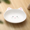Ceramic Small Cat Face Shape Pet Food Bowl Cat Bowl Dog Bowl Universal And Easy To Clean - Pawsome Gadgets – Smart Accessories for Pets