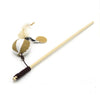 Handmade Wooden Cat Wand Toy – Interactive Teaser with Mouse & Scratch Board - Pawsome Gadgets – Smart Accessories for Pets