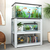 20-30 Gallon Fish Tank Stand - Metal Aquarium Stand, 34 W X 18 D X 31H Adjustable Heavy Duty Reptile Tank Stand, Adjustable 3-Tier Fish Tank Rack Shelf For Home Office, Tank Not Included - Pawsome Gadgets – Smart Accessories for Pets