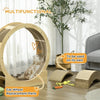 PawHut Cat Scratching Board, 4 Pack Cat Scratcher For Indoor Cats, Reversible Cat Scratching Post Replacement For Cat Wheel, Brown - Pawsome Gadgets – Smart Accessories for Pets