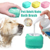 Silicone Dog Bath Massage Gloves Brush Pet Cat Bathroom Cleaning Tool Comb Brush For Dog Can Pour Shampoo Dog Grooming Supplies - Pawsome Gadgets – Smart Accessories for Pets