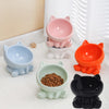 Ceramic Cat Bowl Cat Bowl Cat Food Bowl Neck Guard Oblique Mouth Dog Bowl Pet Bowl - Pawsome Gadgets – Smart Accessories for Pets