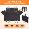 Back Seat Extender For Dogs Waterproof Dog Car Seat Cover Hard Bottom-Detachable,600D Heavy Duty Scratch Proof Nonslip Soft,Dog Hammock For Car,SUVs Take A Handbag - Pawsome Gadgets – Smart Accessories for Pets