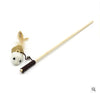 Handmade Wooden Cat Wand Toy – Interactive Teaser with Mouse & Scratch Board - Pawsome Gadgets – Smart Accessories for Pets