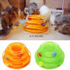 Pet Cat Crazy Ball Disk Interactive Toy | Trilaminar Amusement Plate - Pawsome Gadgets – Smart Accessories for Pets