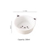 Ceramic Small Cat Face Shape Pet Food Bowl Cat Bowl Dog Bowl Universal And Easy To Clean - Pawsome Gadgets – Smart Accessories for Pets