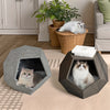 25.98 Inch Modern Pet Furniture, Including Cat Rack Side Table, Sofa Side Table, Flower Pot MDF Multifunctional Furniture, Cement Gray, Prohibited Platform Temu - Pawsome Gadgets – Smart Accessories for Pets