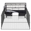 Small Animal Play Fence Cage With Rolling Casters, Water Bottle - Pawsome Gadgets – Smart Accessories for Pets