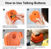 Dog Talking Buttons Set – 3 Recordable Communication Buttons with Mat - Pawsome Gadgets – Smart Accessories for Pets